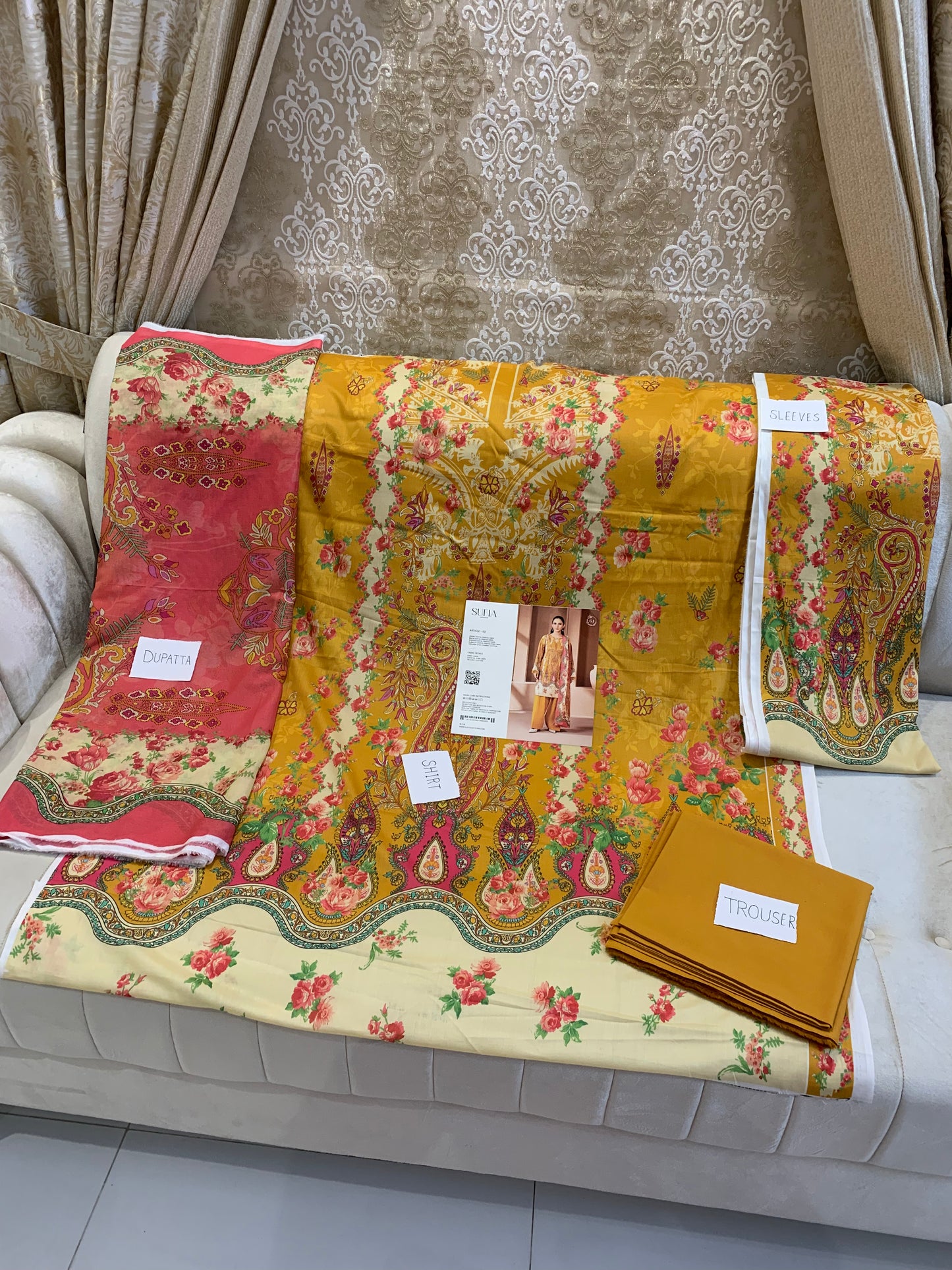 Mustard Paisley